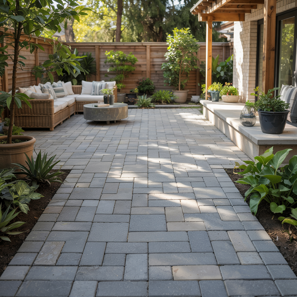 stenlaggning backyard