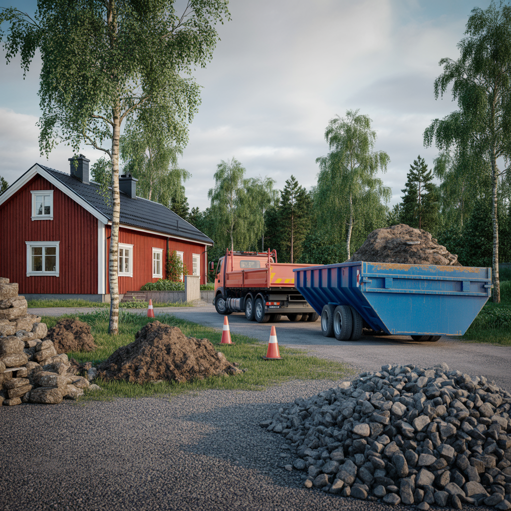 bortforsling av schaktmassor kostnad regler och val