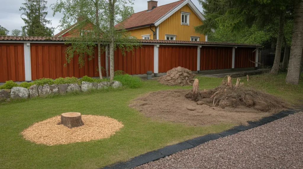 bli av med stubbar utan s nderk rd tomt stubbfr sning vs uppgr vning metod kostnad och terst llning